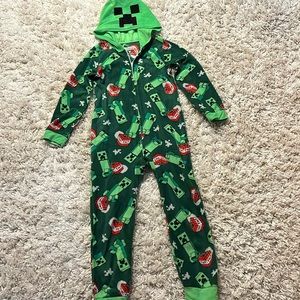 Minecraft Creeper one piece - kids Medium